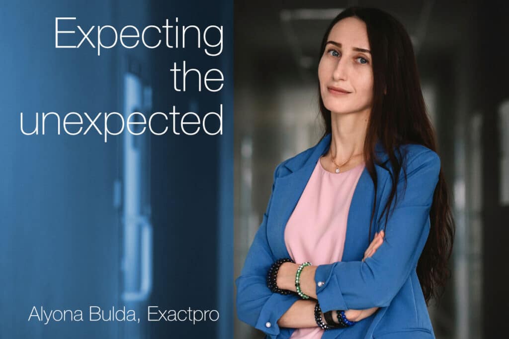European Women in Finance : Alyona Bulda : Expecting the unexpected